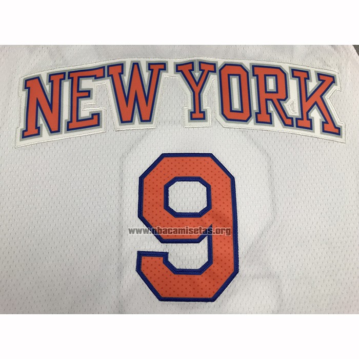 Camiseta New York Knicks RJ Barrett NO 9 Association 2019-20 Blanco